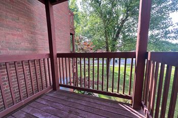 Private balcony or patio